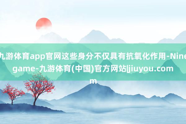 九游体育app官网这些身分不仅具有抗氧化作用-Ninegame-九游体育(中国)官方网站|jiuyou.com