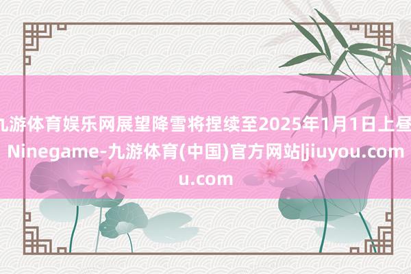 九游体育娱乐网展望降雪将捏续至2025年1月1日上昼-Ninegame-九游体育(中国)官方网站|jiuyou.com